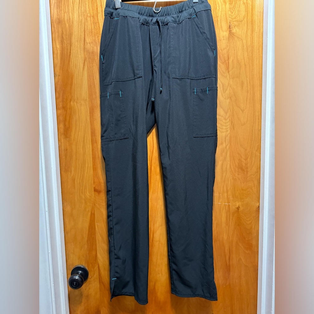 Black scrub pants